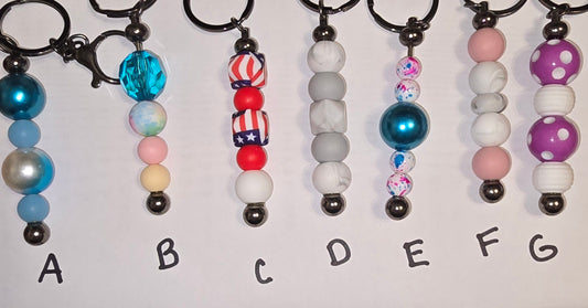 Beaded keychain